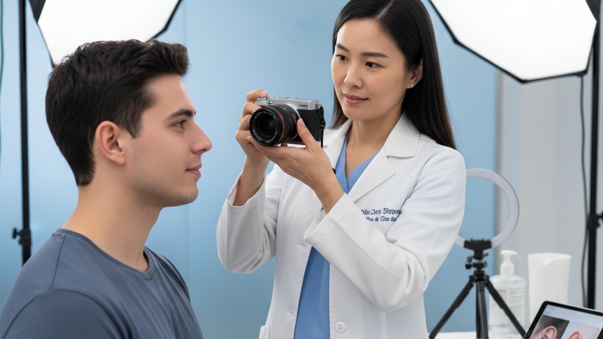 Guia Essencial: Como Fotografar Seu Progresso Pós-Otoplastia