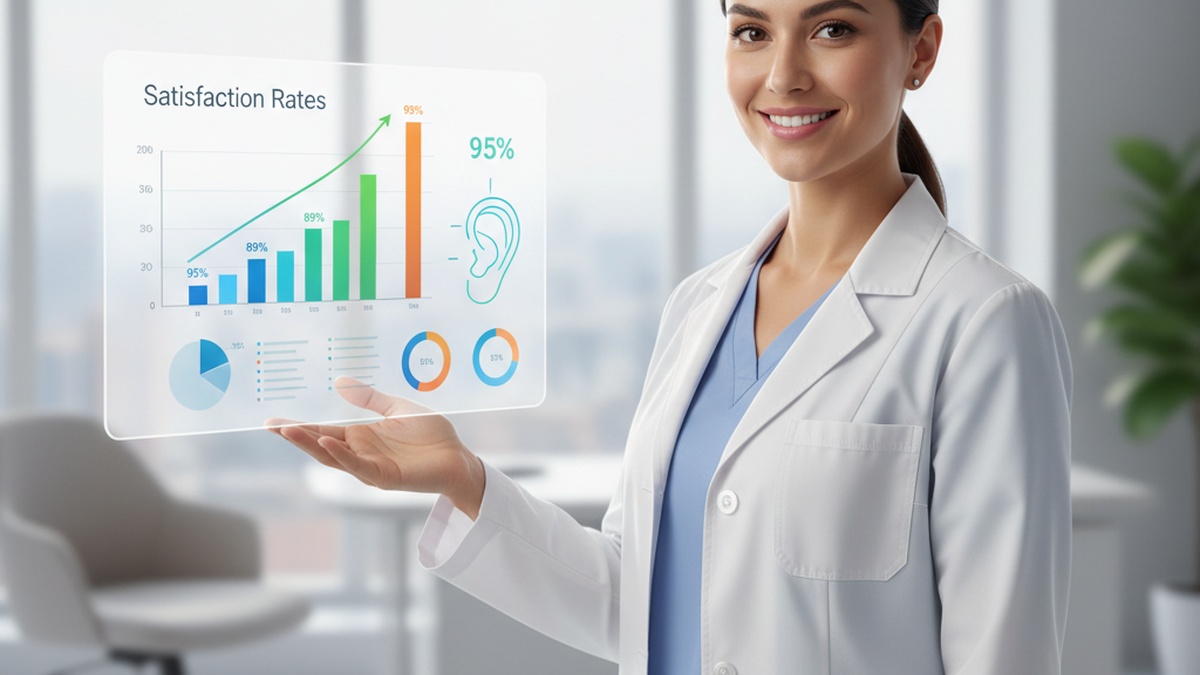 Estatísticas de Satisfação Pós-Otoplastia: Dados Reais e o Que Esperar
